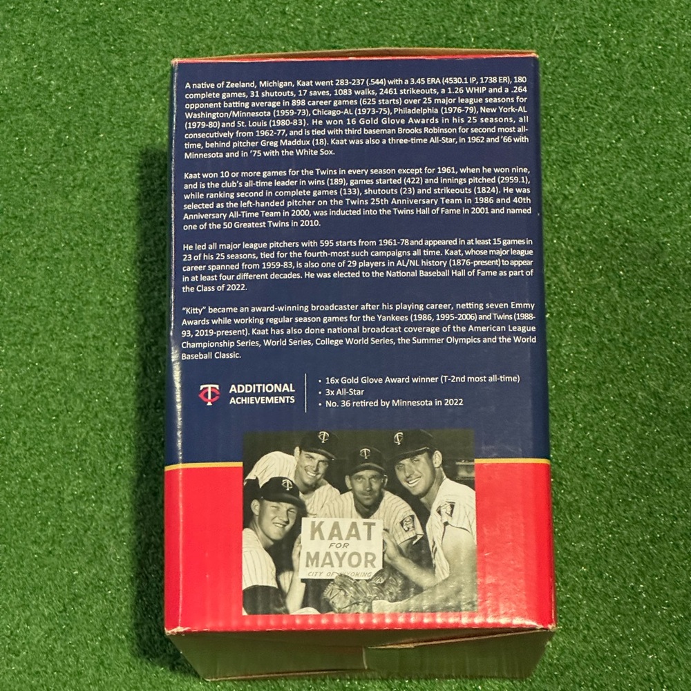 Jim Kaat Hall of Fame Collectible Bobble Head - Picture 8 of 9